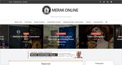 Desktop Screenshot of merakonline.com